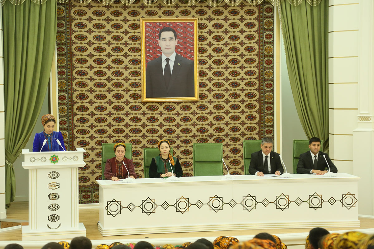 Solemn event at the State Development Bank of Turkmenistan