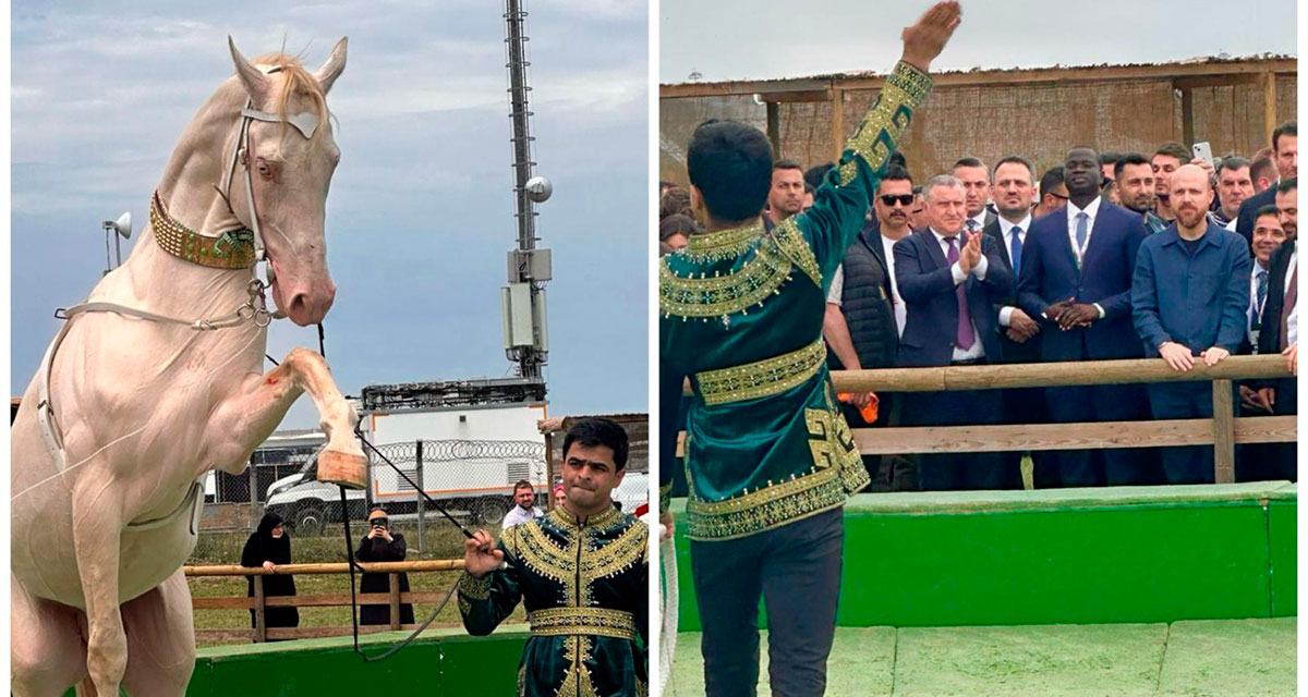“Galkynyş” milli at üstündäki oýunlar topary Stambulda geçirilen 7-nji Halkara etnosport festiwalyna gatnaşdy