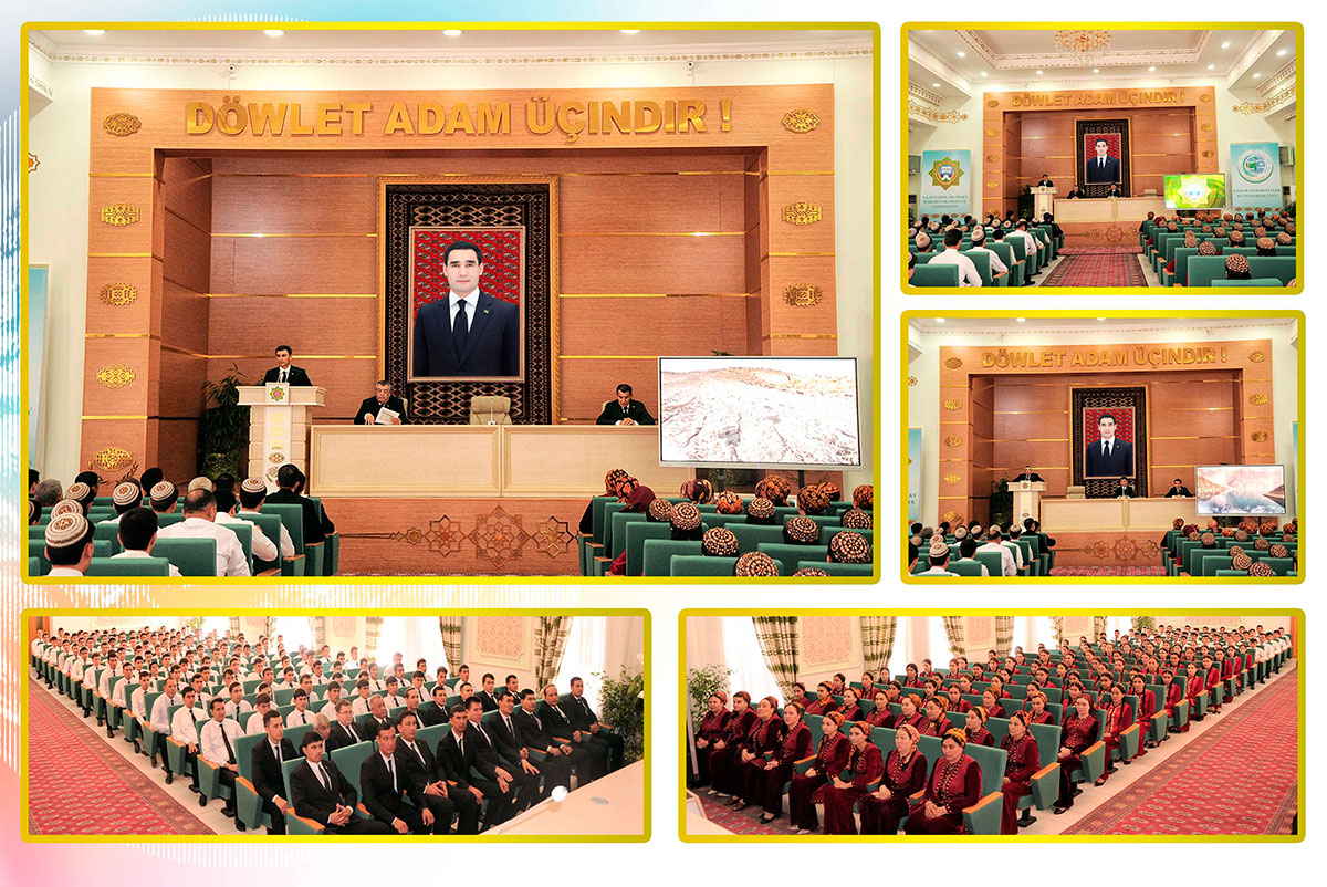 A conference on ecology was held at the agricultural university of Turkmenistan