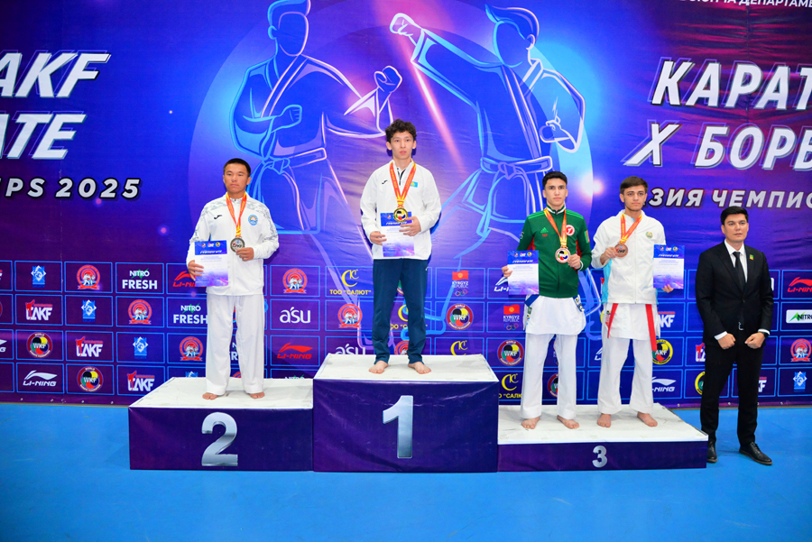 Karatekas from Turkmenistan won 5 more medals at the Central Asian Championship in Bishkek