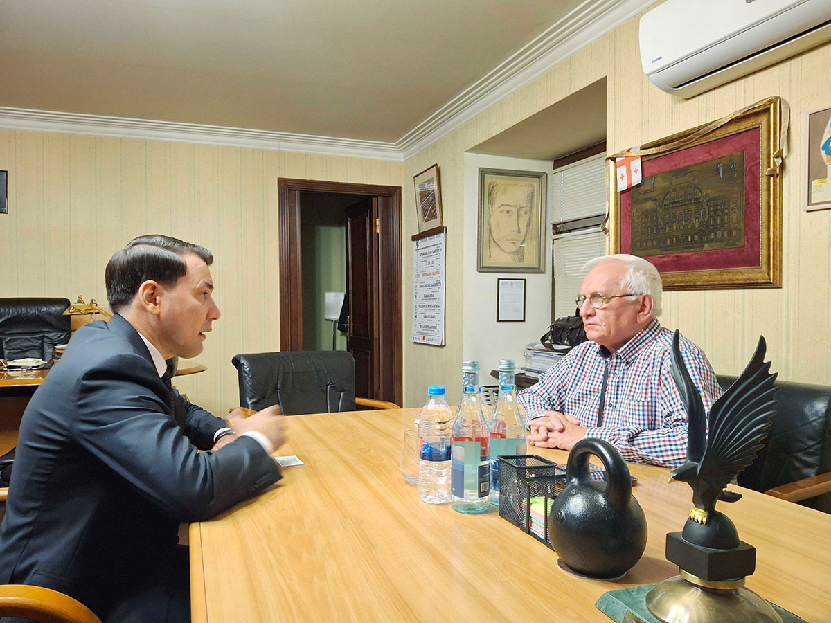 Art without borders: Ambassador of Turkmenistan in Georgia and Director of National Theatre named after Shota Rustaveli discussed issues of cultural cooperation